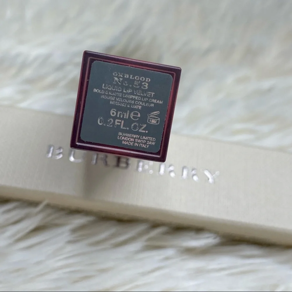 NWT Burberry Burberry Liquid Lip Velvet Oxblood No.53, Burberry Liquid lip - Picture 6 of 8